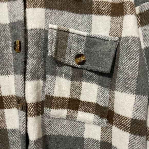 Flannel trucker jacket size M - Picture 4 of 6